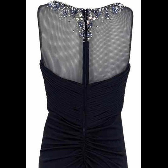 Patra Navy Blue Beaded Gown - Picture 2 of 7